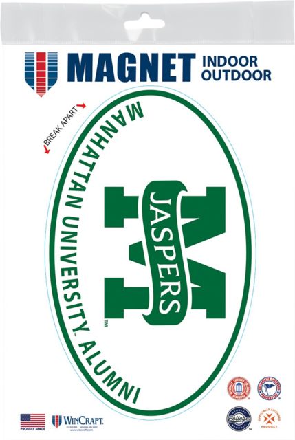 Manhattan University 3.5x5.5 Macot Alumni Magnet