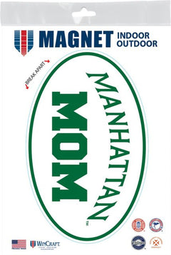 Manhattan University Mom 3.5 x 5.5 Oval Magnet