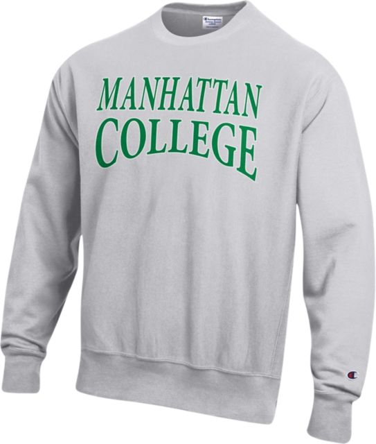 Manhattan College Reverse Weave Crewneck Sweatshirt