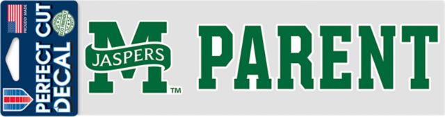 Manhattan College Parent 3'' x 10'' Perfect Cut Decal