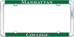 Manhattan College Thin Dome License Plate Frame